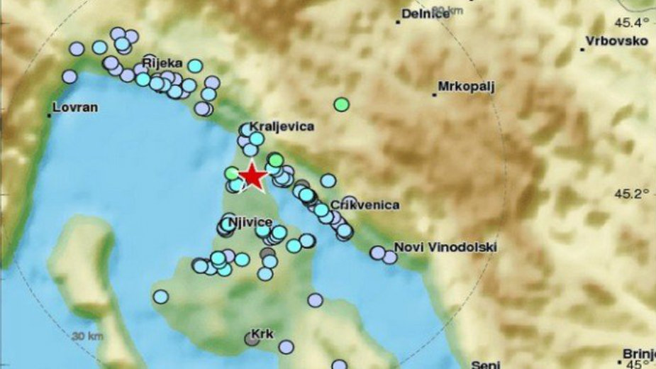 Još jedan potres kod Rijeke 1