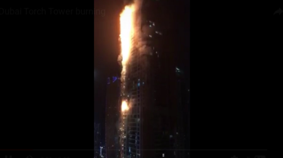 Ugašen požar u Dubaiju 1