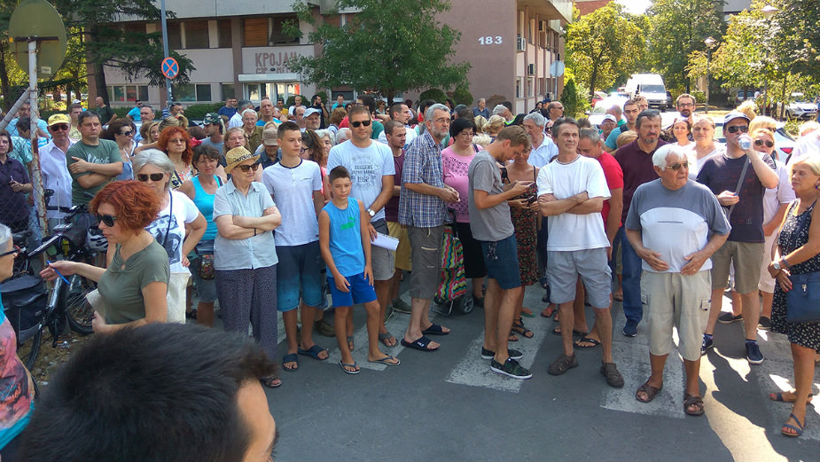 Održan protest protiv gradnje pumpe u Bloku 45 1