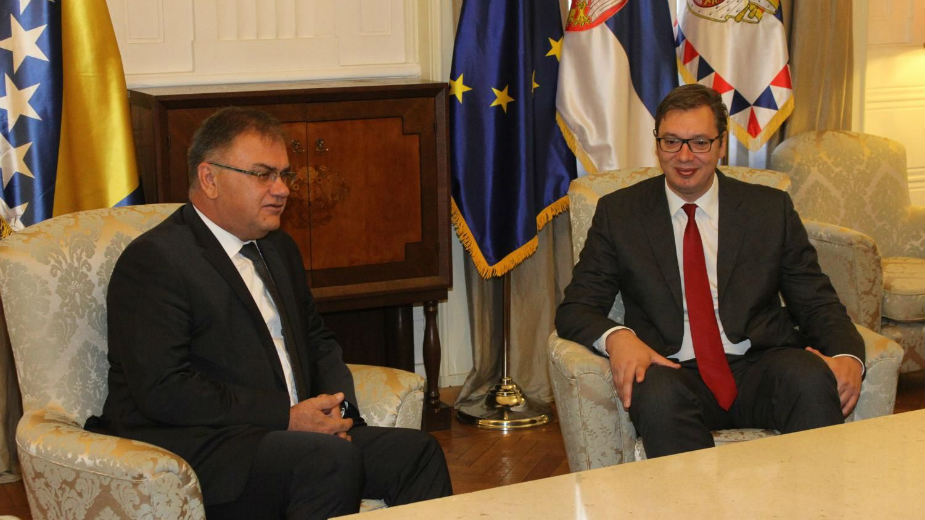Vučić sa Ivanićem o političkim i ekonomskim odnosima 1