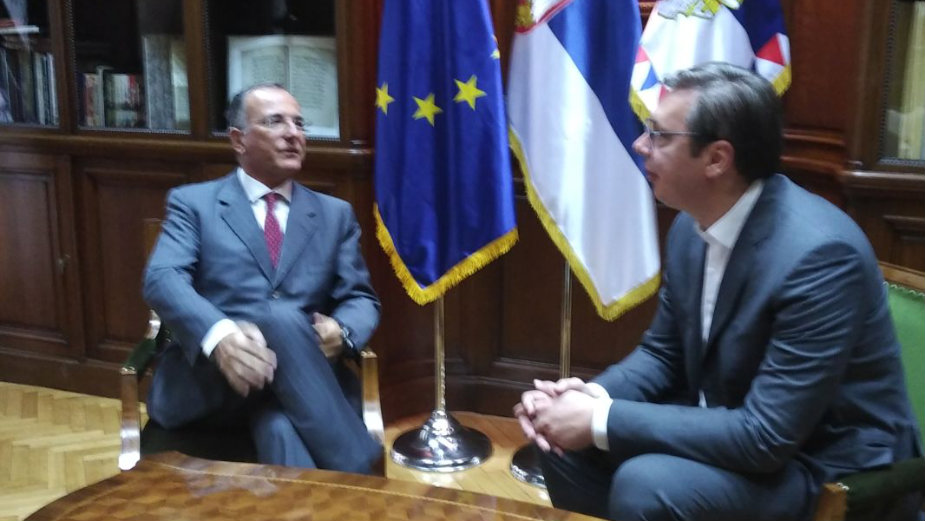Vučić i Fratini o evropskom putu Srbije 1