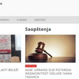 AOM: Tasovac obesmislio zakon 13