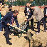 Kamen temeljac za sportsku halu na Srebrnom jezeru 1