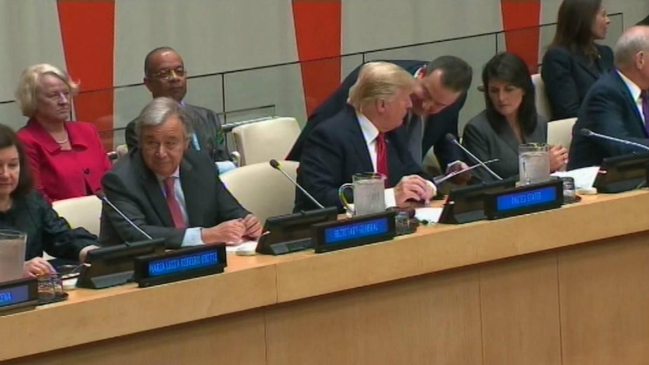 Dačić sa Guterešom i Trampom 1