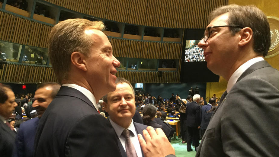 Vučić u Njujorku sa svetskim zvaničnicima 1