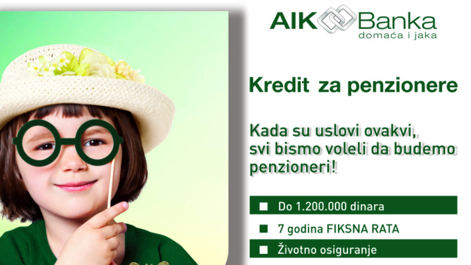 Keš krediti AIK Banke za penzionere 1