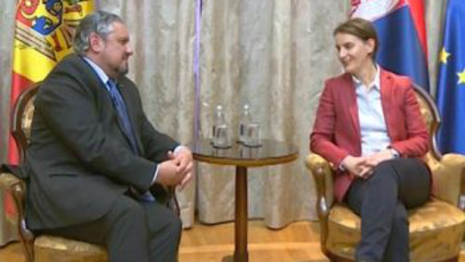 Premijerka Srbije sa potpredsednikom vlade Moldavije 1