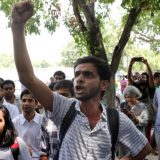 Ubijena indijska novinarka, protest u Nju Delhiju 9