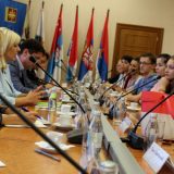 Joksimović sa polaznicima Škole evropskih integracija 12