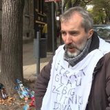 Novinar Jovica Vasić ponovo štrajkuje glađu ispred policije 3