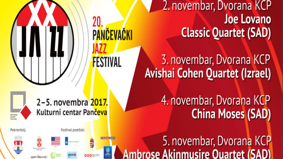 Pančevački džez festival od 2. do 5. novembra 1