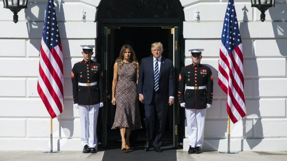 Tramp u poseti žrtvama u Las Vegasu 1