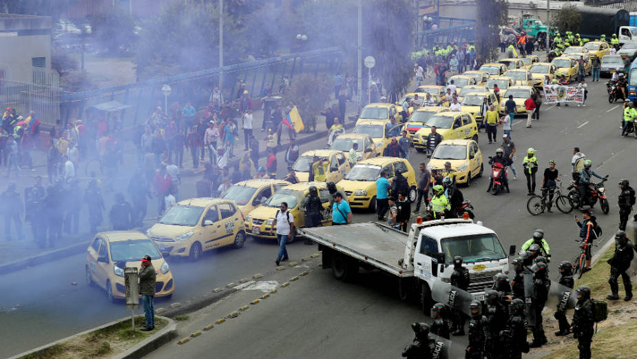 Sukobi u Bogoti zbog Ubera i Kabifaja 1