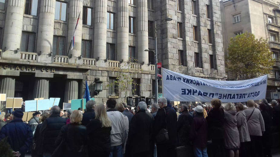 Protest penzionera: Tužbe i pred Strazburom 1