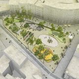 Skulpture Olge Jevrić u parku na Topličinom vencu 14