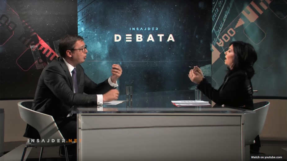 Vučićeva kreativna ekonomija u Insajderu 1