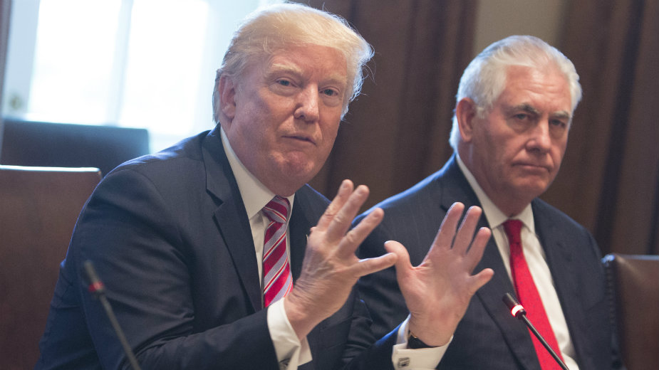 Tramp za utehu šalje Tilersona 1