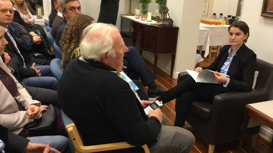 Brnabić sa dijasporom u Oslu 1