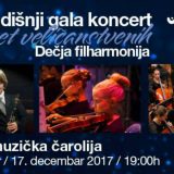 Novogodišnji gala koncert Dečje filharmonije 17. decembra 2