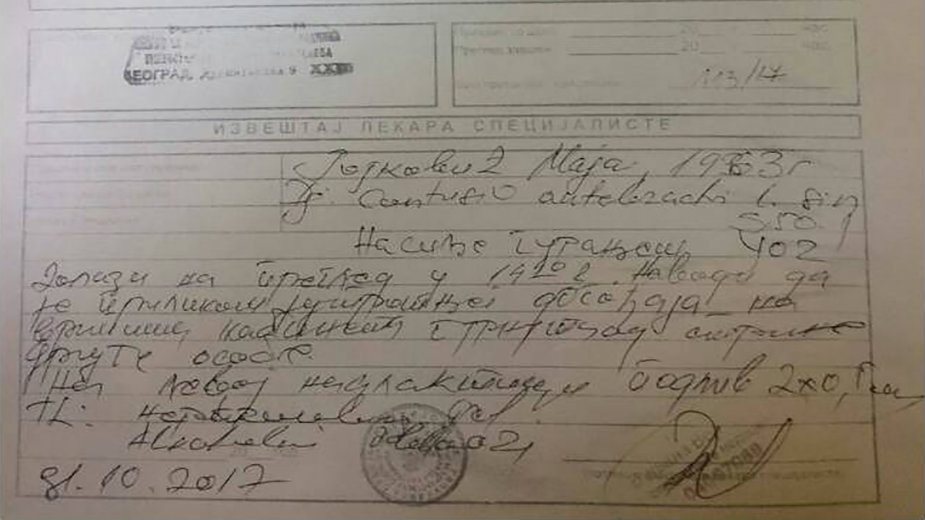 Dveri: Maja Gojković lažirala lekarsku dijagnozu 2 Dveri: Maja Gojković lažirala lekarsku dijagnozu 2