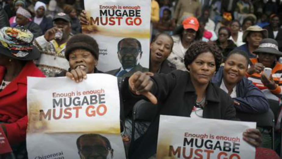 Građani na ulicama, traže odlazak Mugabea 1