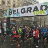 Počeo polumaraton po snegu 5