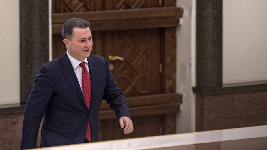 Gruevski podneo ostavku na mesto predsednika VMRO-DPMNE 1
