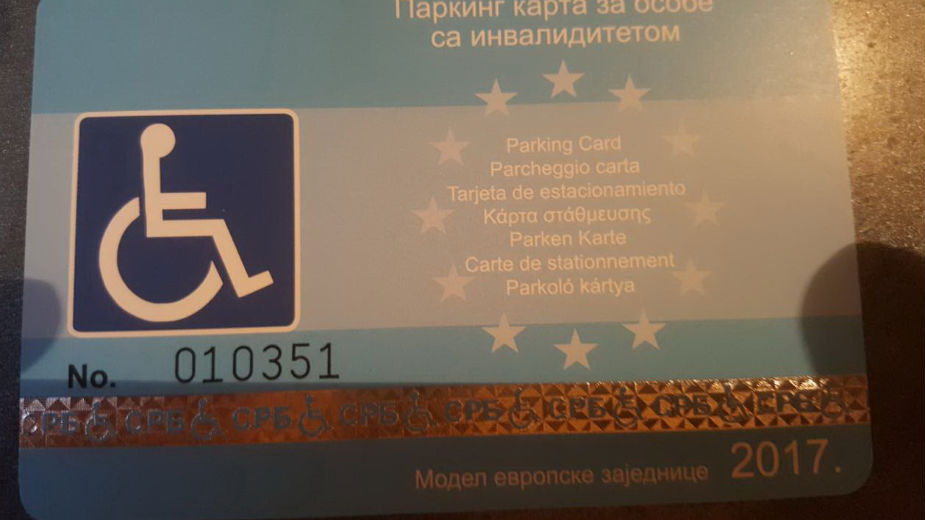 Zloupotrebe kartica za parkiranje osoba sa invaliditetom 1
