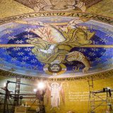 Završeni radovi na izradi mozaika na kupoli Hrama Svetog Save 15