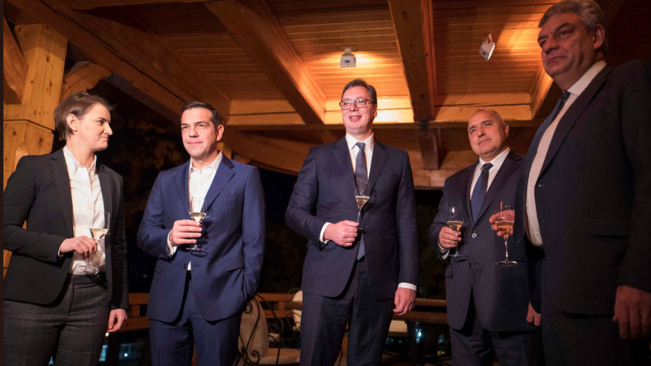 Premijeri Grčke, Bugarske i Rumunije na večeri kod Vučića 1