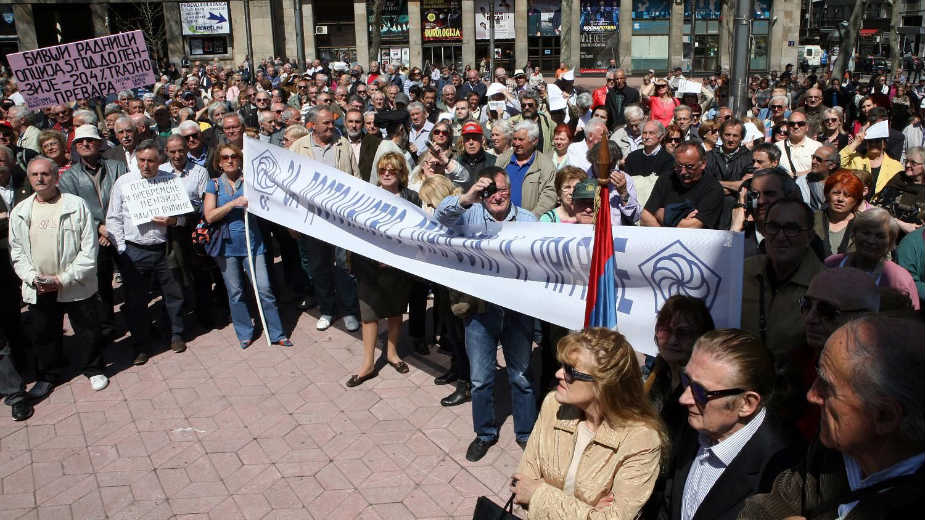 Sindikat penzionera najavio protest za 22. februar 1