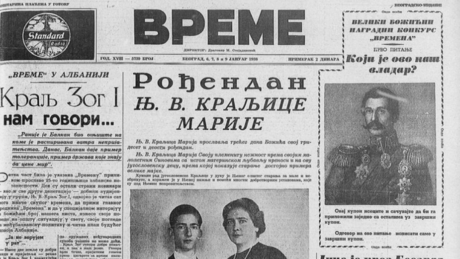 Šta su bile vesti u Srbiji 6. januara 1938. godine? 3 Šta su bile vesti u Srbiji 6. januara 1938. godine? 3