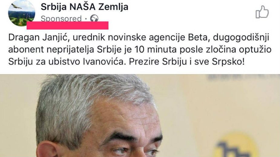 NUNS: Ugrožena bezbednost urednika Bete 2