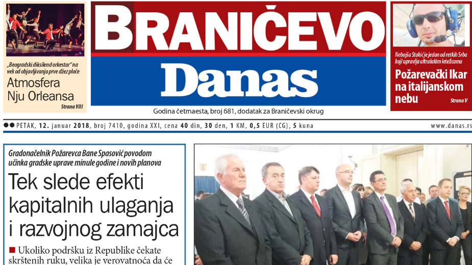 Braničevo - 12. januar 2018. 1 Braničevo - 12. januar 2018. 1