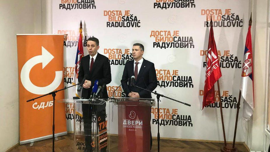 Dveri i DJB zajedno na beogradskim izborima 1
