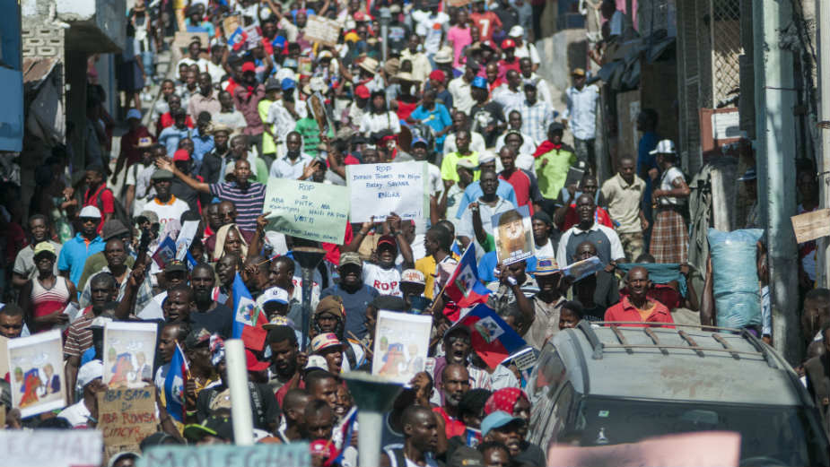 Haićani se rugali Trampu 1
