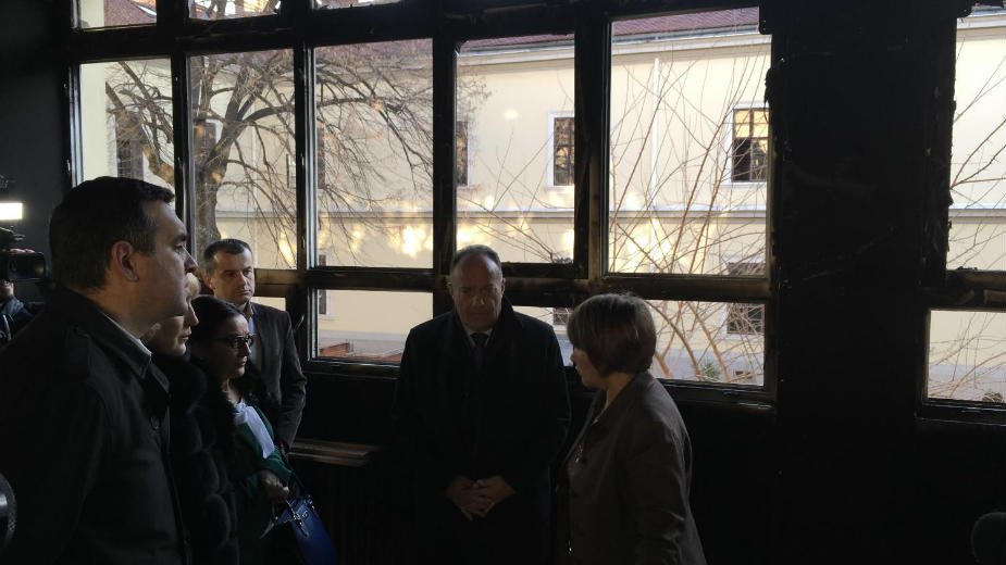 Šarčević: Što pre sanirati štetu na kragujevačkoj gimnaziji 1