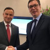 Vučić sa predsednikom Poljske u Davosu 8