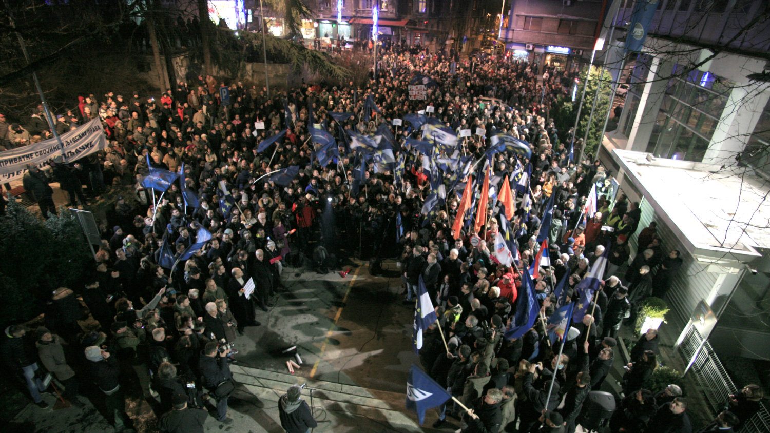 Protest opozicije: Javni servis postao razglas Vučića (FOTO, VIDEO) 1