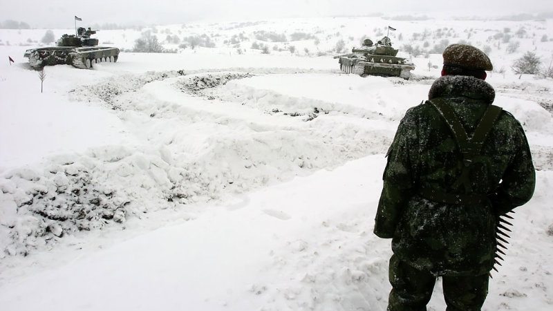 Vojne vežbe na poligonu Peskovi 1