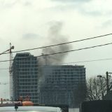 Ugašen požar u "Beogradu na vodi" 12