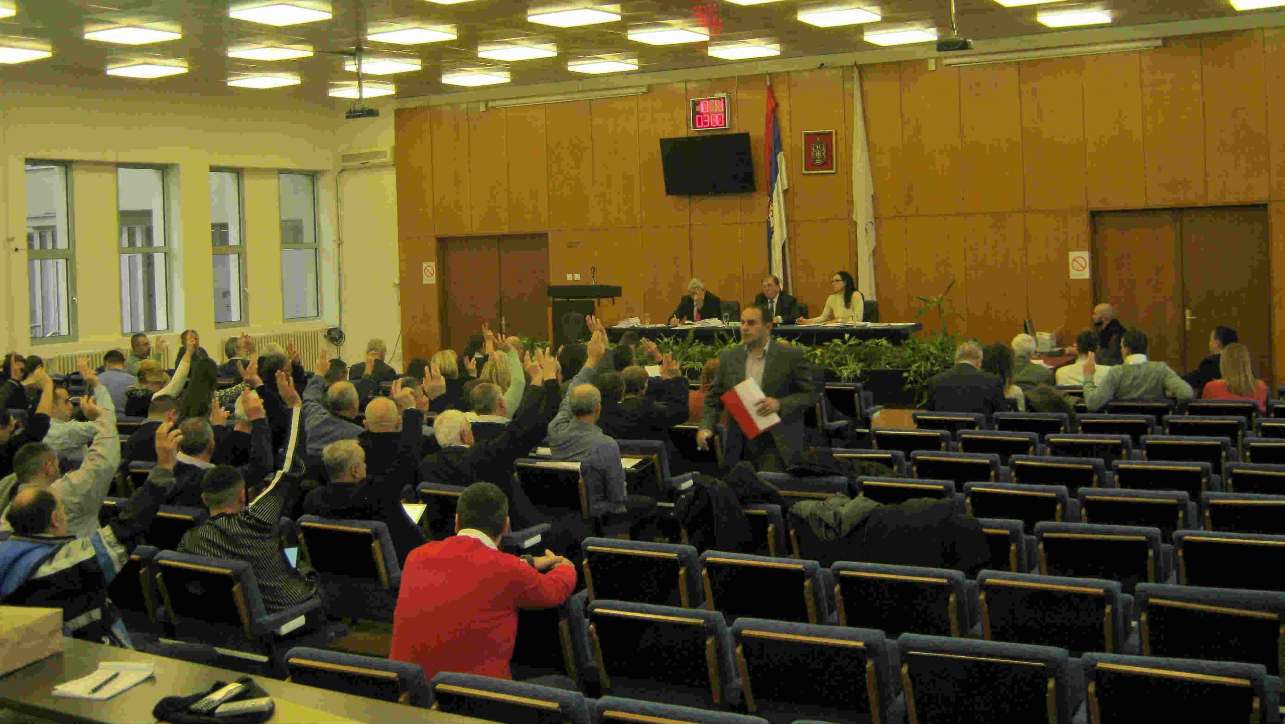 Skupština grada Smedereva prekinuta, nastavak u 15 sati 1