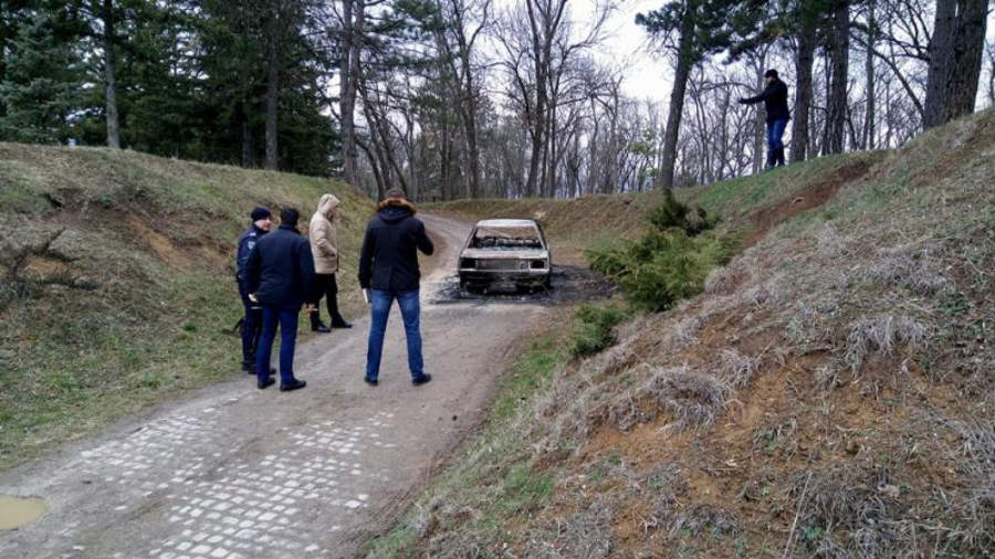 Pronađeno spaljeno vozilo u spomen parku u Nišu 1