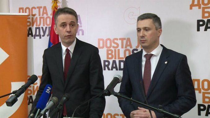 Dveri i Dosta je bilo: Nema saradnje sa SNS 1