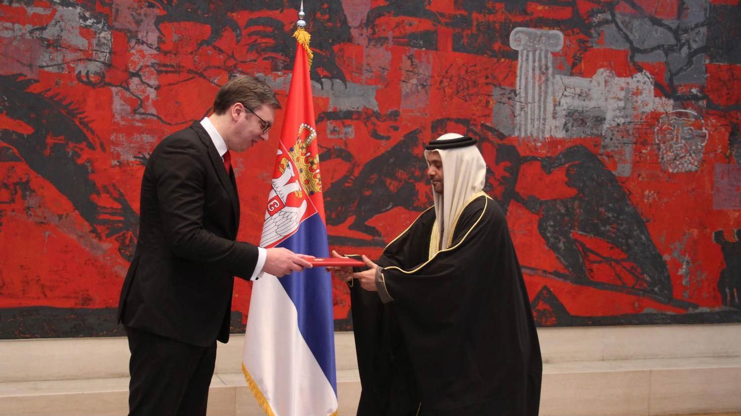 Vučić primio akretitive ambasadora Libana, UAE i Egipta 2