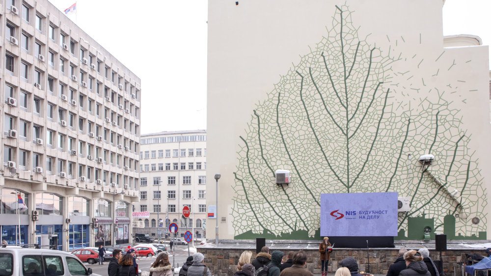 NIS poklonio novi mural Beogradu 1