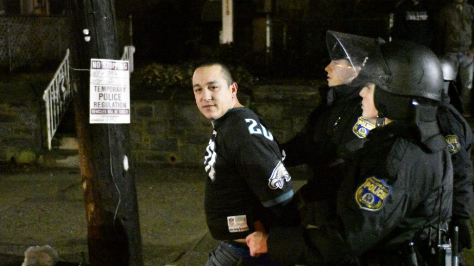 Haos u Filadelfiji posle Superboula 1