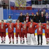 Hokejaši Rusije olimpijski pobednici, svirana hima u Pjongčangu 3