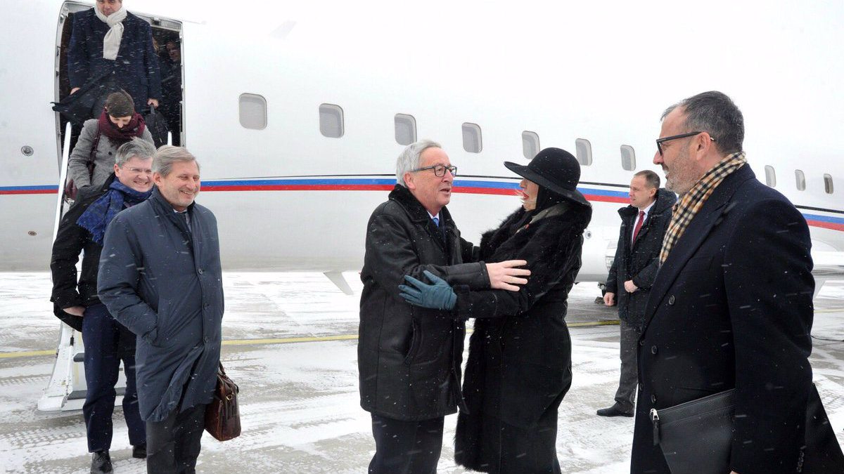 Junker i Han stigli u Beograd 1