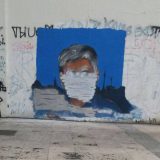 Prekrečen mural sa likom Zorana Đinđića 2